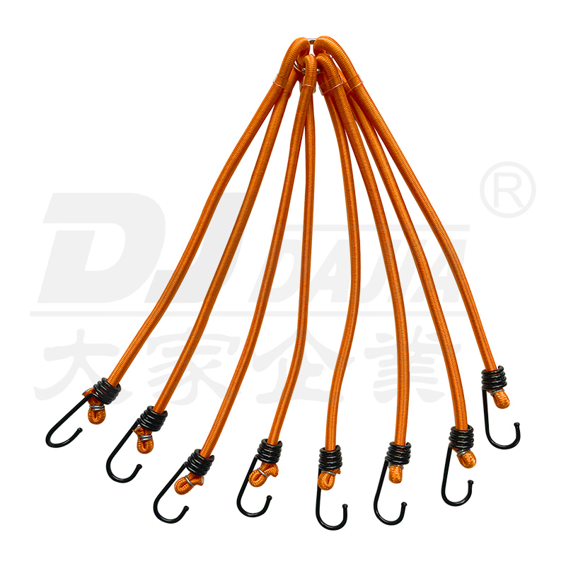 8 mm Bungee -Schnüre für 8 Arme Elastizität Gepäck mit Haken