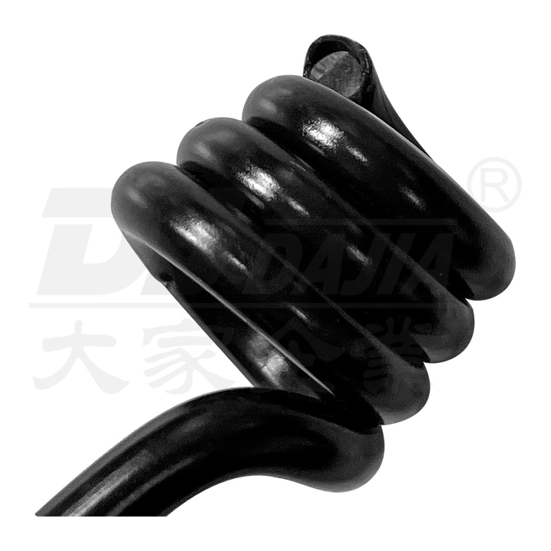 Rotes Kunststoff beschichtetes Stahl Haken Leichte Bungee -Kabel
