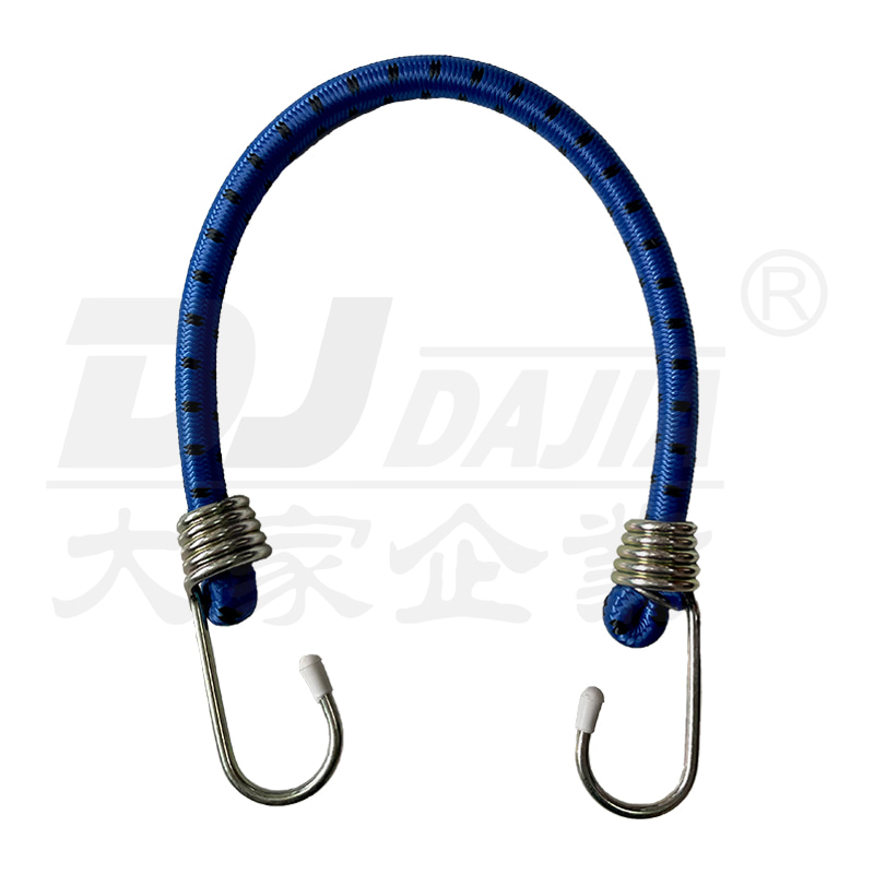 Kunststoffeinspritzung Stahlhaken 17 mm flache Bungee -Kabel