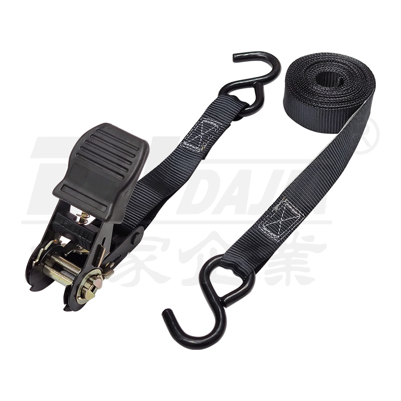 1 "(25 mm) 500 kg 5m Ratschengurte Autotransporterbiege mit S -Haken